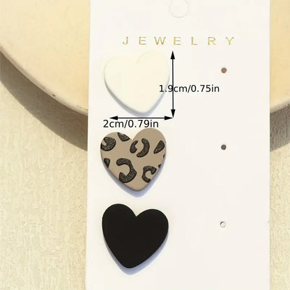 Širdelės formos auskarai