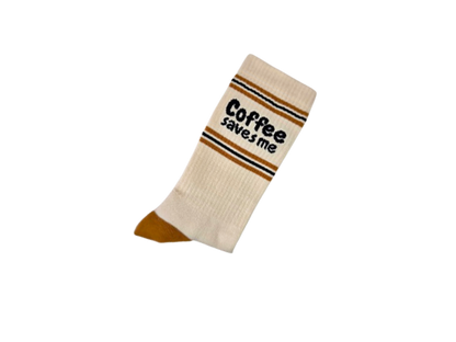 "Coffee saves me" kojinės