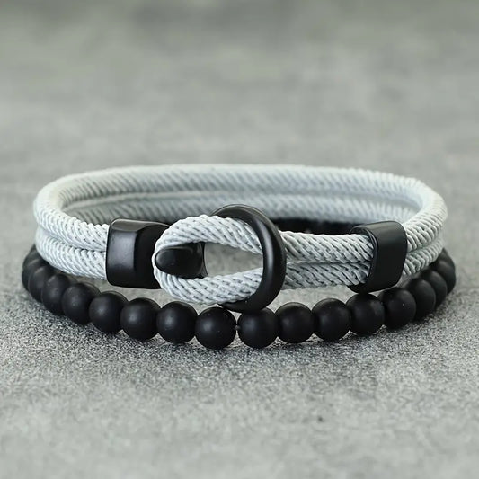 "Nordic Edge" Double Bracelet